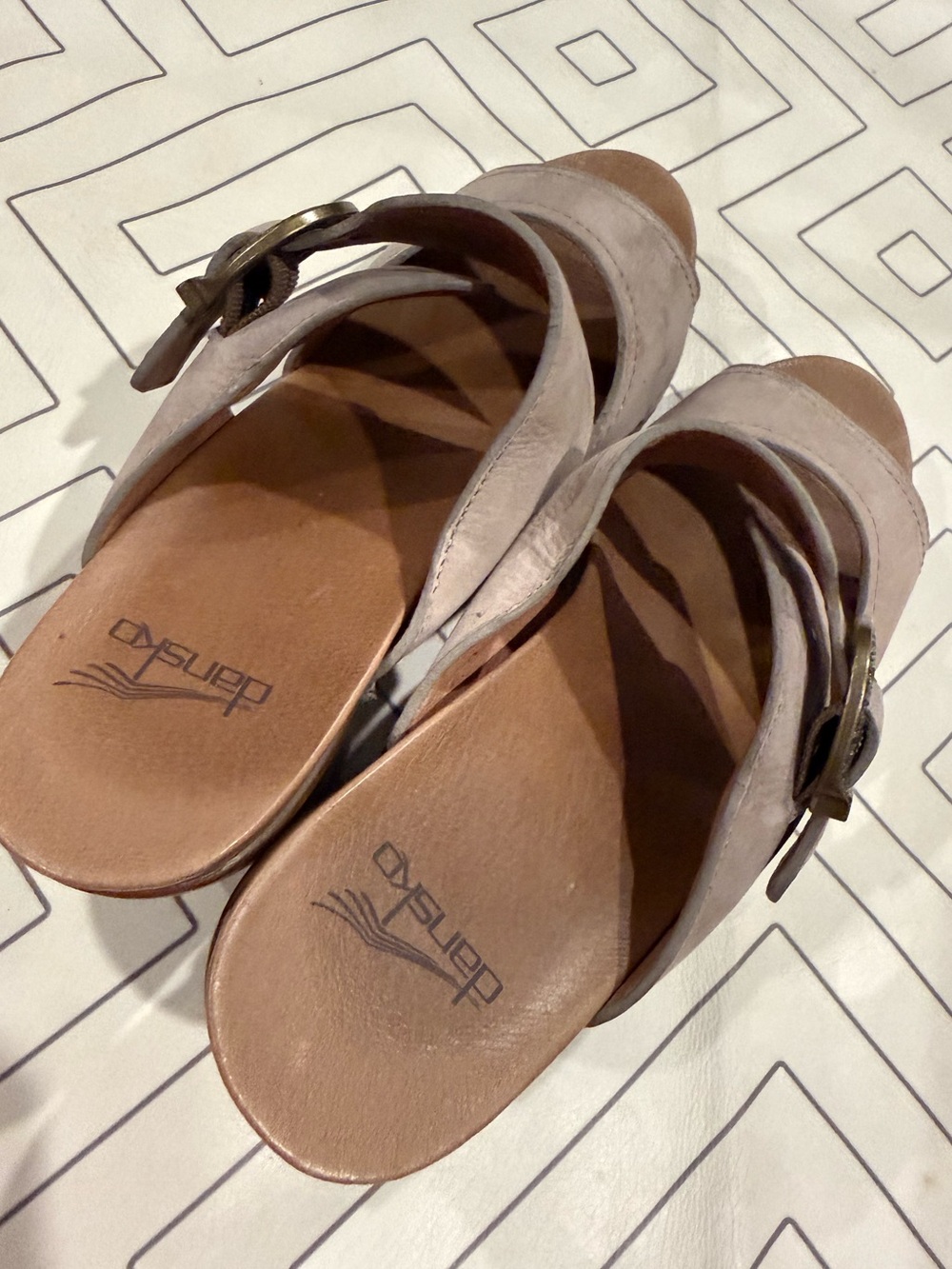 Dansko Brown Platform Sandals - Picture 14 of 14